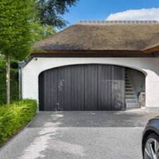 Zijwaarts schuivende en met hout beklede Brabant Deur EXCLUSIVE